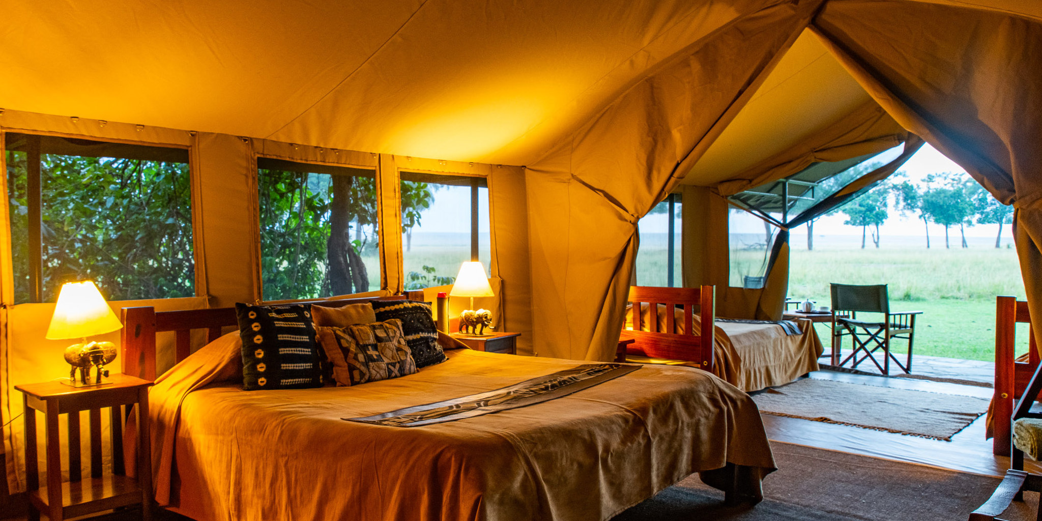 Exotic camping experience